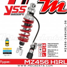 Amortisseur ~ YSS MZ456-345H1RL-36-85 