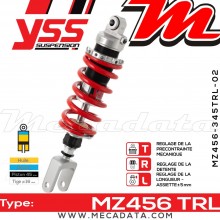 Amortisseur ~ YSS MZ456-345TRL-02-85 