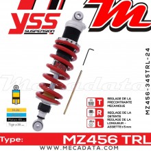 Amortisseur ~ YSS MZ456-345TRL-24-85 