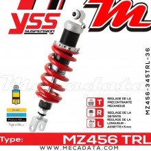 Amortisseur ~ YSS MZ456-345TRL-36-85 