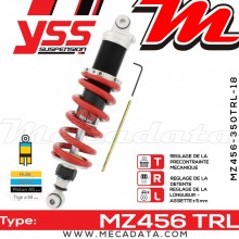Amortisseur ~ YSS MZ456-350TRL-18-85 