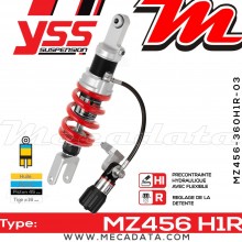 Amortisseur ~ YSS MZ456-360H1R-03-85 