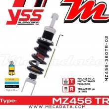 Amortisseur ~ YSS MZ456-360TR-02-88 