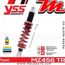 Amortisseur ~ YSS MZ456-420TR-03-85 