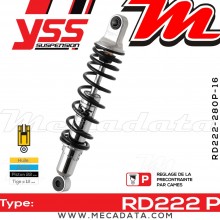 Amortisseur ~ YSS RD222-280P-16-18 