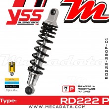 Amortisseur ~ YSS RD222-290P-01-18 