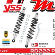 Amortisseur ~ YSS RD222-320P-10-18 