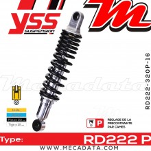 Amortisseur ~ YSS RD222-320P-16-18 