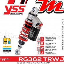 Amortisseur ~ YSS RG362-260TRWJ-11-888 