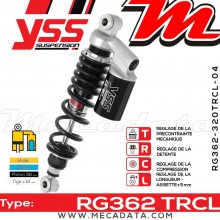 Amortisseur ~ YSS RG362-320TRCL-04-888 