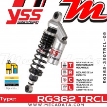 Amortisseur ~ YSS RG362-320TRCL-09-888 