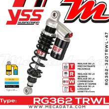 Amortisseur ~ YSS RG362-320TRWL-47-888 