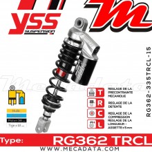 Amortisseur ~ YSS RG362-335TRCL-15-888 