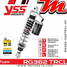 Amortisseur ~ YSS RG362-340TRCL-07-818 