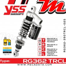 Amortisseur ~ YSS RG362-350TRCL02S-818 