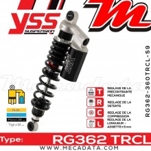 Amortisseur ~ YSS RG362-360TRCL-59-888 