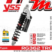 Amortisseur ~ YSS RG362-380TRC-06-888 