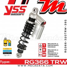Amortisseur ~ YSS RG366-320TRW-39S-889 