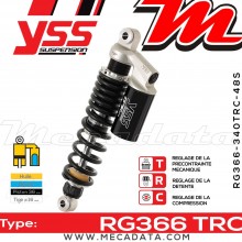 Amortisseur ~ YSS RG366-340TRC-48S-888 