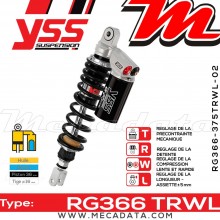 Amortisseur ~ YSS RG366-375TRWL-02-888 