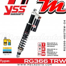 Amortisseur ~ YSS RG366-480TRW-04-888 
