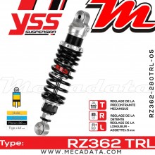 Amortisseur ~ YSS RZ362-280TRL-05-88 