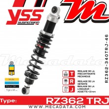 Amortisseur ~ YSS RZ362-340TRJ-46-88 