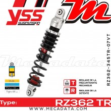 Amortisseur ~ YSS RZ362-345TR-07VT-88 