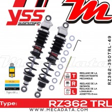 Amortisseur ~ YSS RZ362-350TRL-49-88 