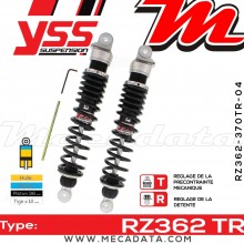 Amortisseur ~ YSS RZ362-370TR-04-88 