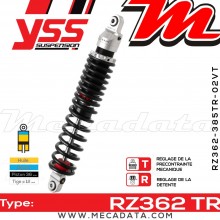 Amortisseur ~ YSS RZ362-385TR-02VT-88 