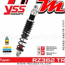 Amortisseur ~ YSS RZ362-390TR-17VT-88 