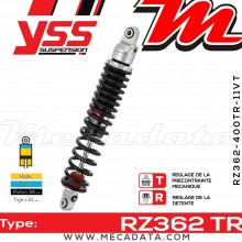 Amortisseur ~ YSS RZ362-400TR-11VT-88 