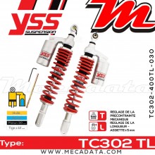 Amortisseur ~ YSS TC302-400TL-03O-858 