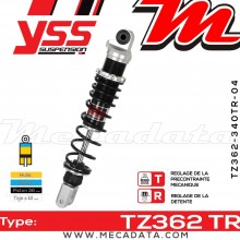 Amortisseur ~ YSS TZ362-340TR-04-88 