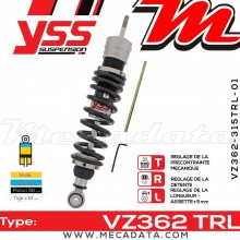 Amortisseur ~ YSS VZ362-315TRL-01-88 