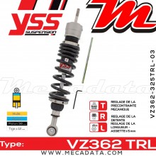 Amortisseur ~ YSS VZ362-325TRL-03-88 