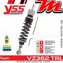 Amortisseur ~ YSS VZ362-330TRL-02-88 