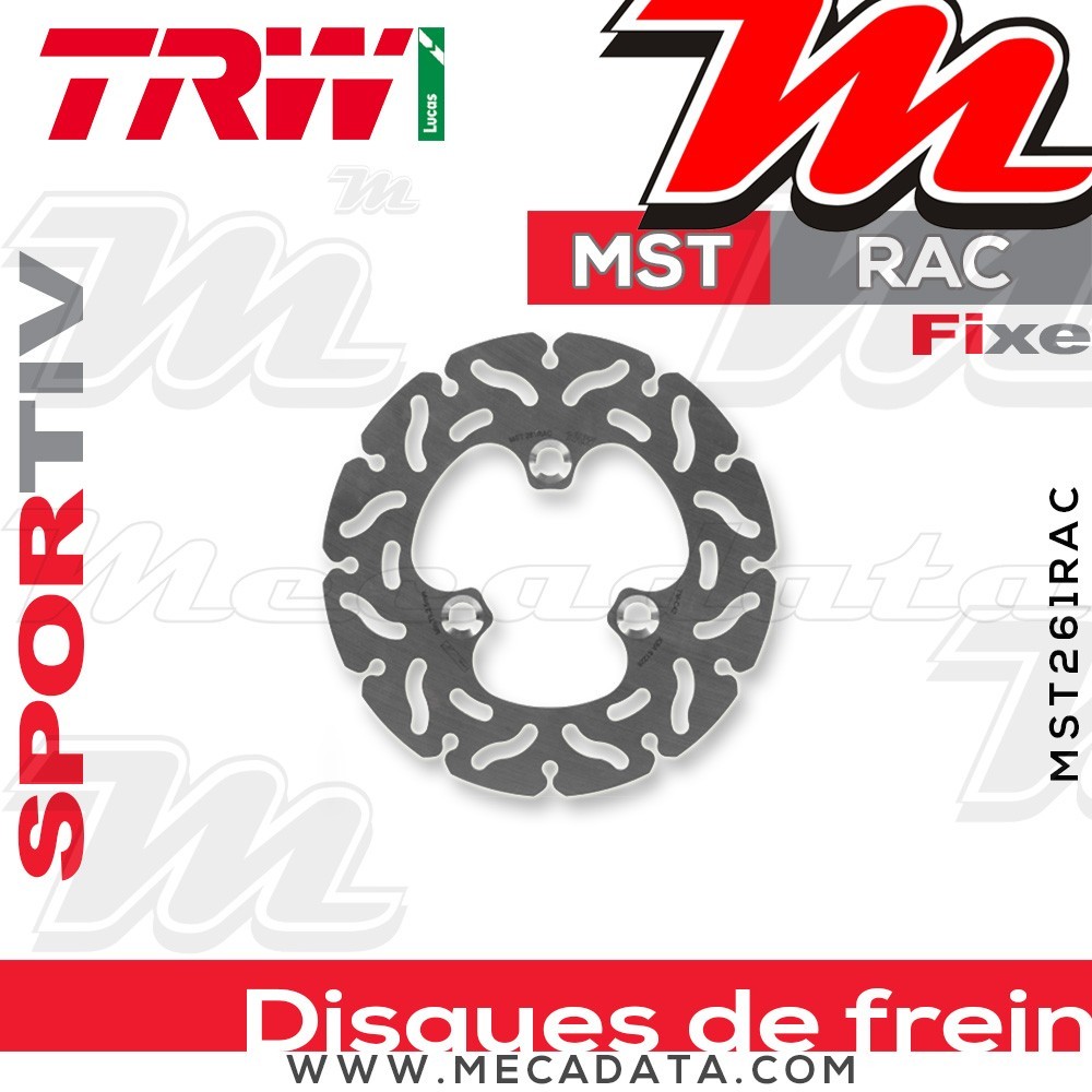 Disque de frein ~ TRW Lucas MST 261 RAC 