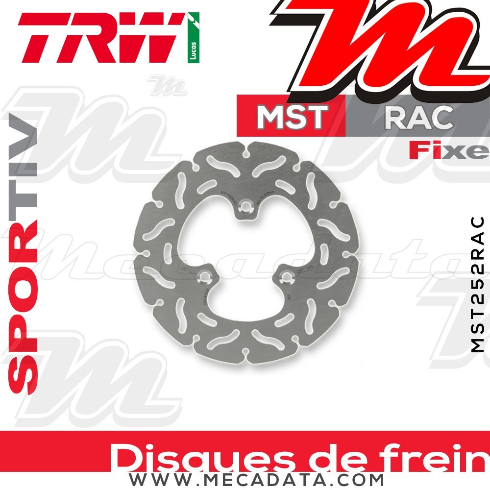 Disque de frein ~ TRW Lucas MST 252 RAC 