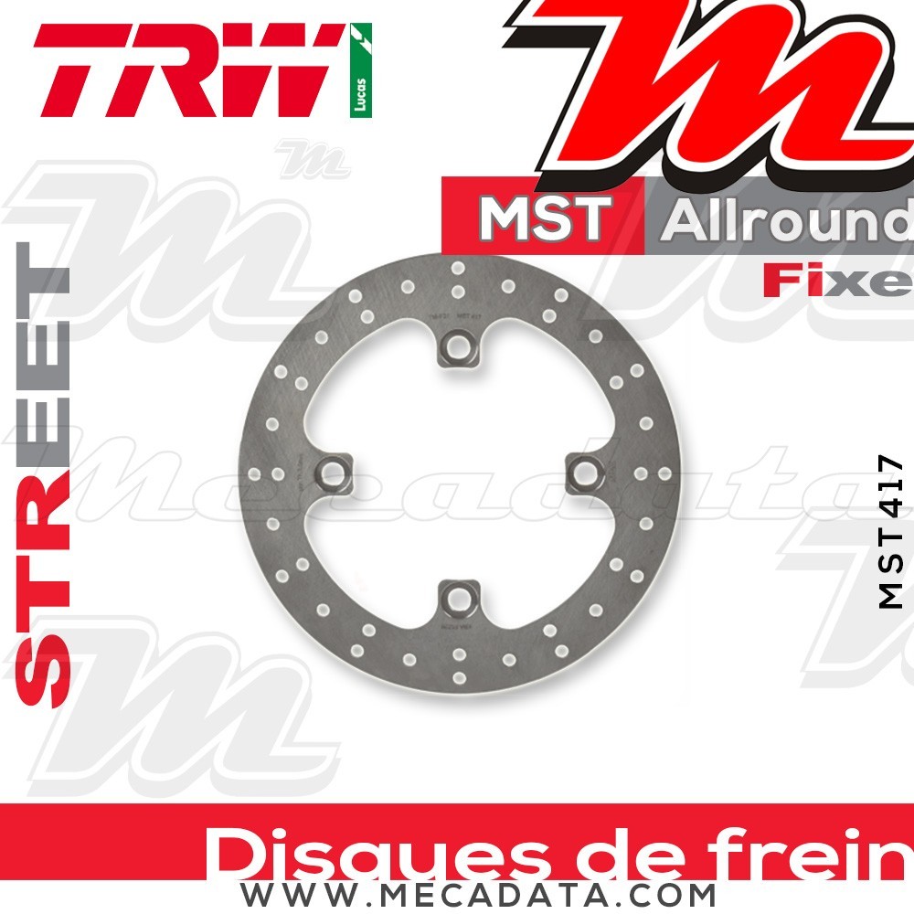 Disque de frein ~ TRW Lucas MST 417 ALL 