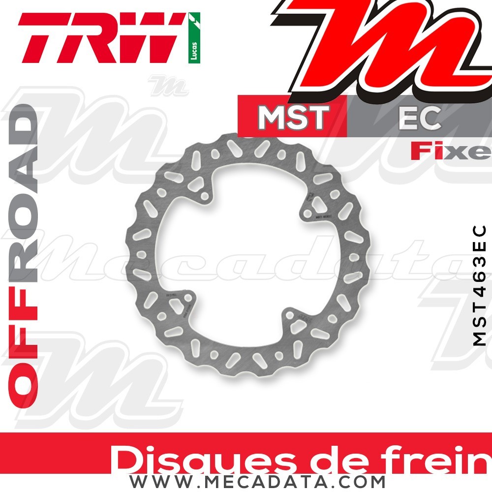 Disque de frein ~ TRW Lucas MST 463 EC 