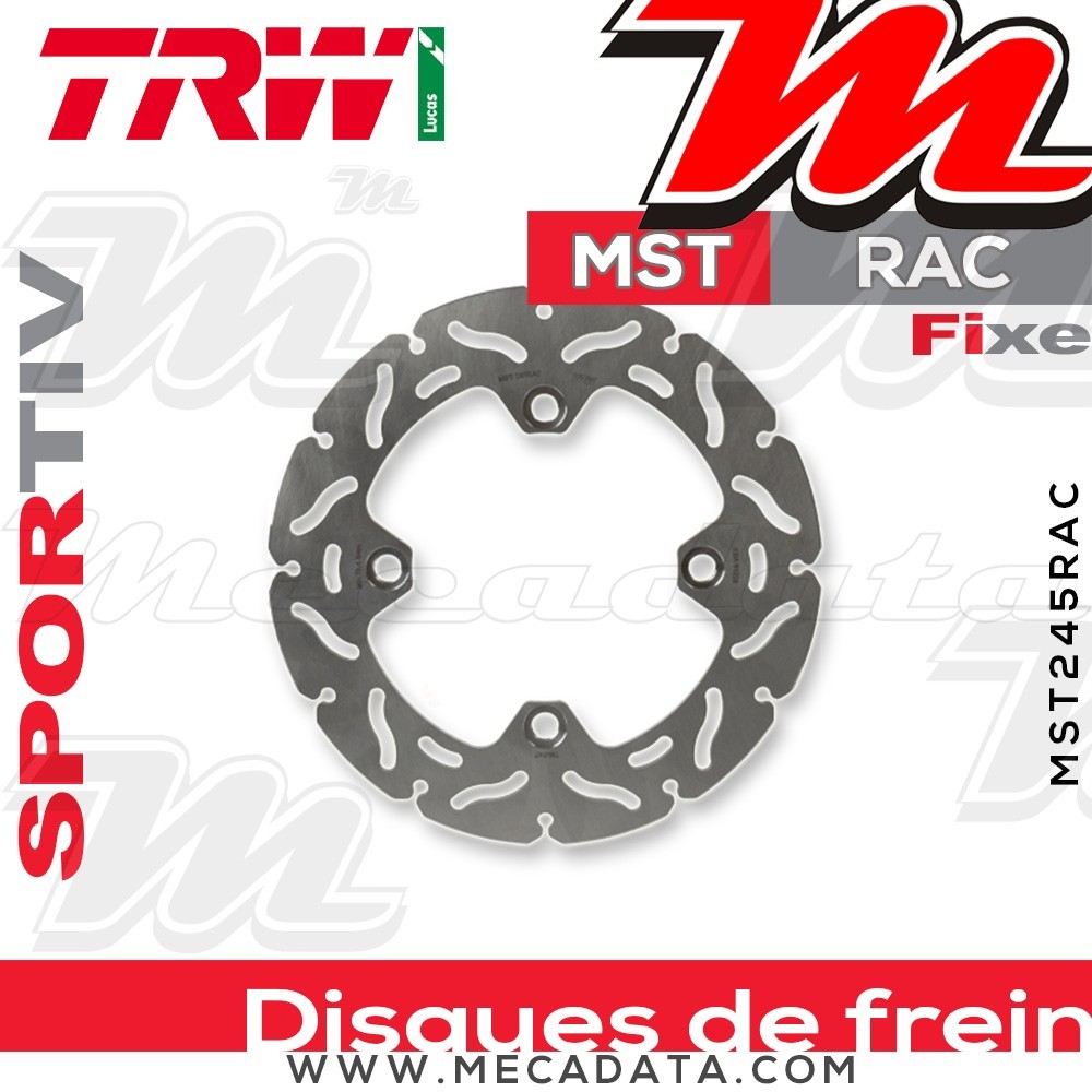 Disque de frein ~ TRW Lucas MST 245 RAC 