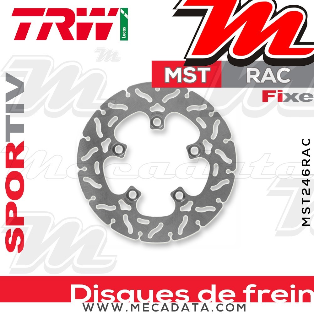 Disque de frein ~ TRW Lucas MST 246 RAC 