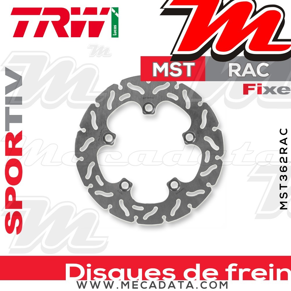 Disque de frein ~ TRW Lucas MST 362 RAC 
