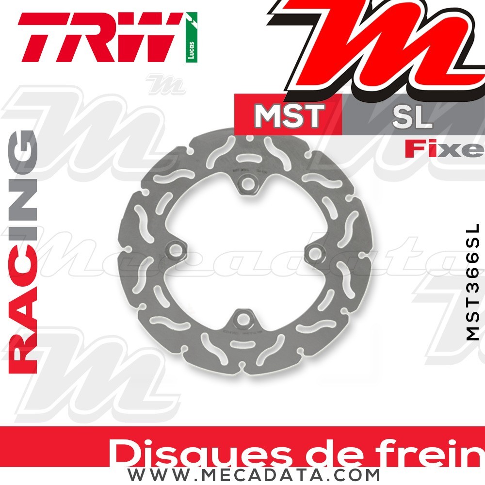 Disque de frein ~ TRW Lucas MST 366 SL 