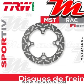 Disque de frein ~ TRW Lucas MST 375 RAC 