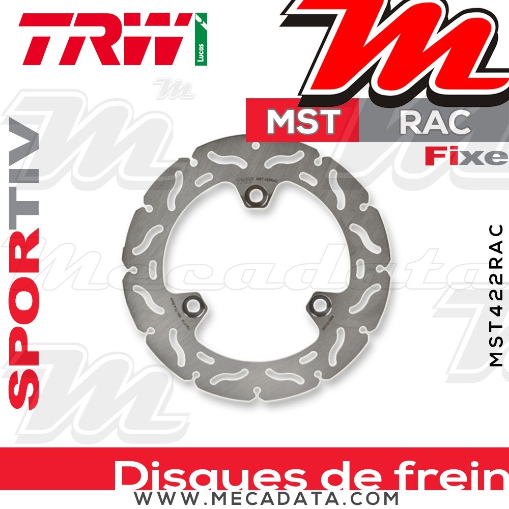 Disque de frein ~ TRW Lucas MST 422 RAC 