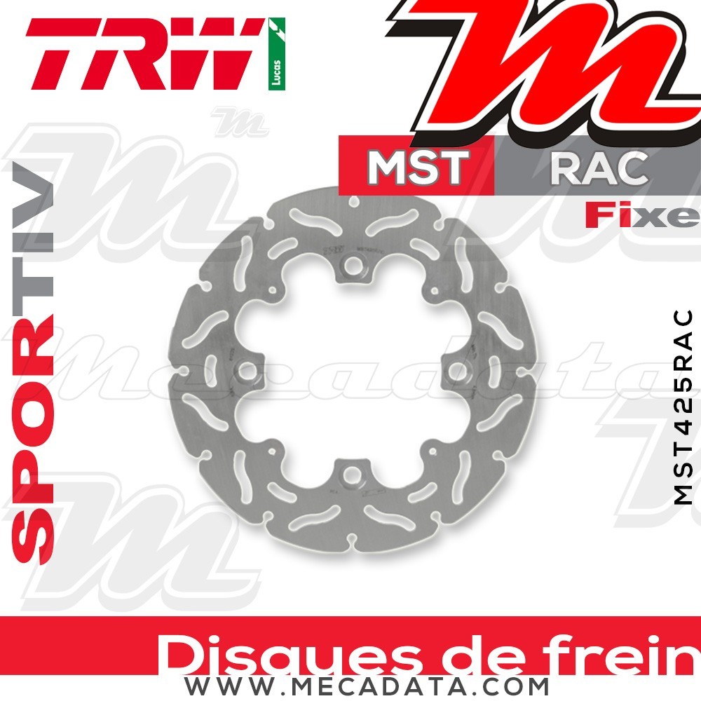 Disque de frein ~ TRW Lucas MST 425 RAC 