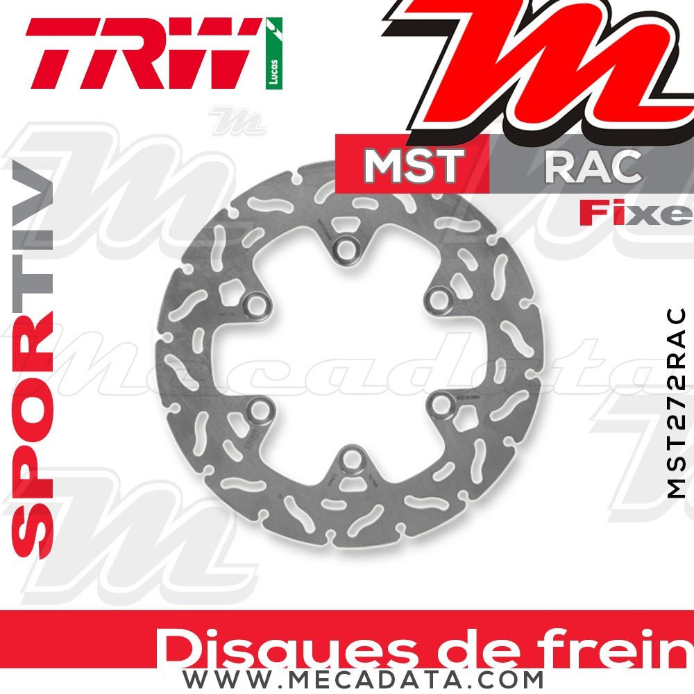 Disque de frein ~ TRW Lucas MST 272 RAC 